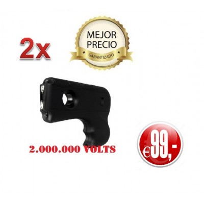 PACK 2 DEFENSAS ELECTRICAS TA-SER STUN GUN EN FORMA DE PISTOLA ELECTRICA
