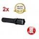 PACK 2 DEFENSAS ELECTRICAS LINTERNA MOD. Z19 CON 3000 KV Y CON LUZ LED SEGADORA DE 130 LUMENS