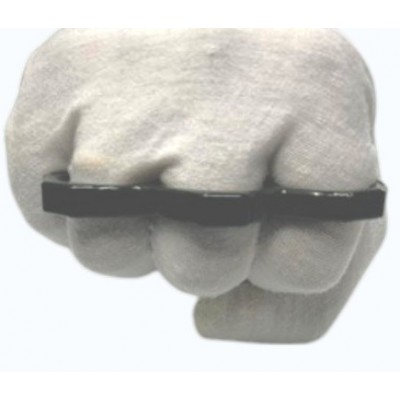 PUÑOS AMERICANOS NEGROS MODELO STANDARD 3 DEDOS PACK 5 UNIDADES