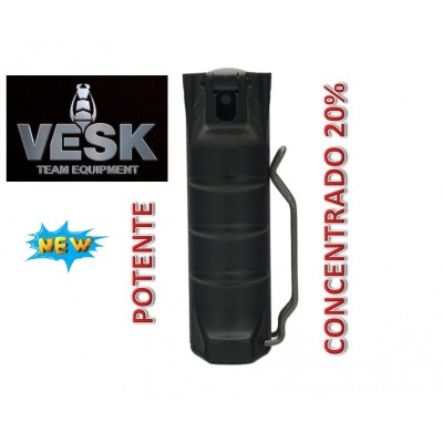 SPRAY DEFENSA PERSONAL RSG 4 PROFESIONAL ALTA CONCENTRACION 63 ML CON CLIP METALICO PARA EL CINTURON