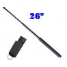 DEFENSA EXTENSIBLE EN ACERO DE 26" MOD. NEGRO MANGO GOMAESPUMA CON FUNDA INCLUIDA