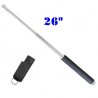 DEFENSA EXTENSIBLE EN ACERO DE 26" MOD.CROMADA MANGO GOMAESPUMA CON FUNDA INCLUIDA