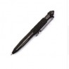 BOLIGRAFO Y KUBOTAN DE AUTODEFENSA NEGRO TACTICO 2 EN 1
