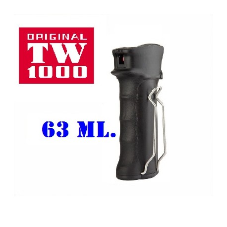 SPRAY DEFENSA PERSONAL RSG 4 PROFESIONAL ALTA CONCENTRACION 63 ML CON CLIP METALICO PARA EL CINTURON