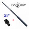 DEFENSA EXTENSIBLE ESP EN ACERO DE 21" EN COLOR NEGRO MANGO PVC ( MOD. STANDARD)