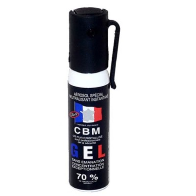 Spray defensa personal gas lacrimógeno en gel de pimienta CBM 25ml