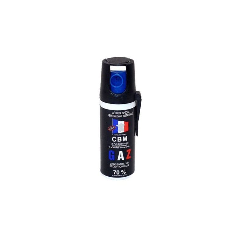 Spray defensa personal gas cs de 50 ml con un alcance de hasta 4 metros