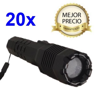 DEFENSA ELECTRICA LINTERNA TASER SUPERPOTENTE CON 10.000.000 VOLTIOS