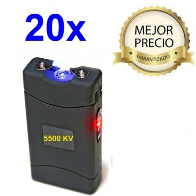 DEFENSA ELECTRICA TASER MOD. 800 CON 5.500.000 VOLT. RECARGABLE CON LINTERNA LUZ LED