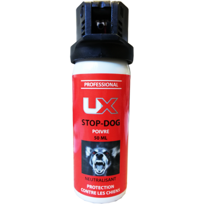 SPRAY DEFENSA PERSONAL PIMIENTA MODELO UX CONTRA ANIMALES PELIGROSOS