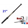 DEFENSA EXTENSIBLE DE APERTURA AUTOMATICA COLOR CROMADO DE 21" CON FUNDA INCLUIDA