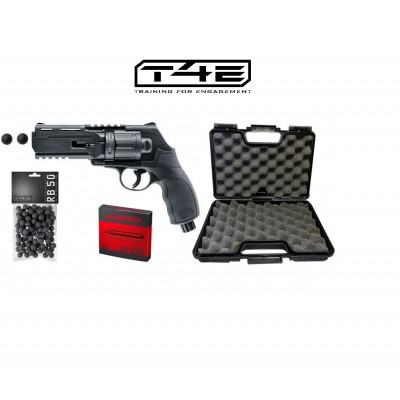 Pack Defensa Revolver Umarex T4E HDR50 (11 Julios) con maletin , bolas de defensa y cartuchos de gas CO2 incluidos