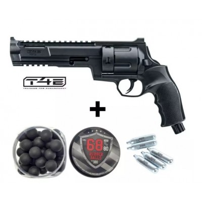 REVOLVER T4E UMAREX TR68 CALIBRE 68 CON 16 JULIOS PACK COMPLETO