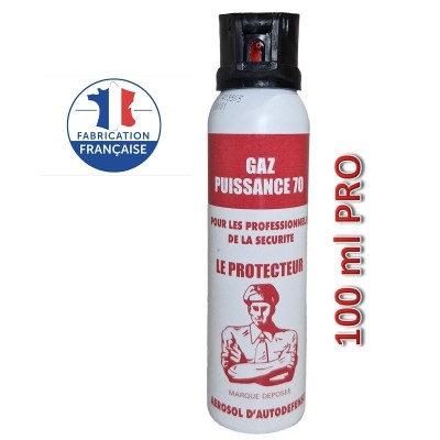 SPRAY DEFENSA PERSONAL GAS CS 100 ML CONTRA AGRESORES USO PROFESIONAL