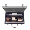 MALETIN DE ALUMINIO CON KIT DE LIMPIEZA UNIVERSAL PARA TODAS LAS ARMAS