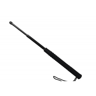 DEFENSA EXTENSIBLE EN ACERO DE 25" CON APERTURA AUTOMATICA POR BOTON CON PUNTERA KUBOTAN COLOR NEGRO FUNDA INCLUIDA