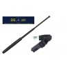 DEFENSA EXTENSIBLE SCORPION SECURITY EN ACERO DE 21" EN COLOR NEGRO MANGO PVC CON FUNDA 360º INCLUIDA