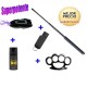 DEFENSAS ELECTRICAS MANDO DE COCHE, CON DEFENSA EXTENSIBLE + FUNDA+ SPRAY DEFENSA KO 40 ML